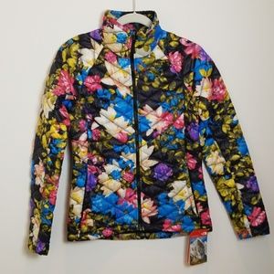 The North Face floral  ultralight puffer xs